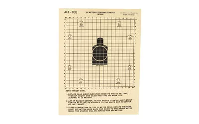 ACTION TGT 25 METERS DOD M16A2 100PK