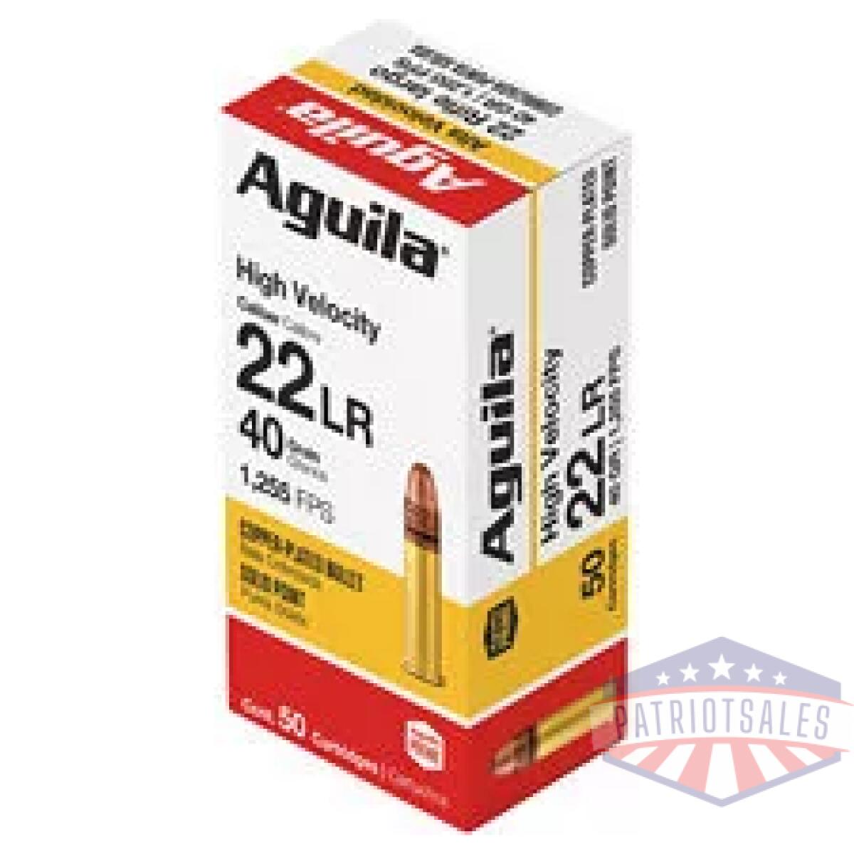 Aguila 22lr hv sp 40gr 50/2000 - image 1