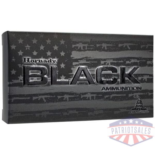 HORNADY BLACK 5.56X45 75GR - INTERLOCK HD SBR 20RD 10BX/CS