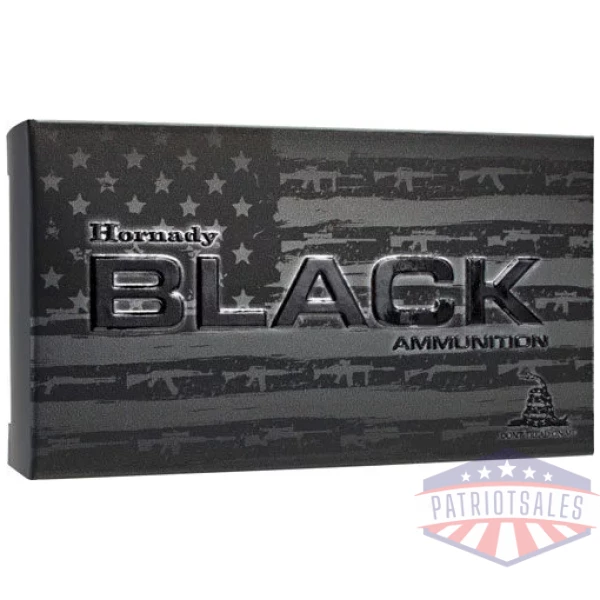 HORNADY BLACK 5.56X45 75GR - INTERLOCK HD SBR 20RD 10BX/CS