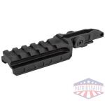 MI ALPHA MINI DOT MOUNT - PICATINNY BLACK