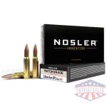 NOSLER MATCH GRADE 6.8 SPC - 168GR CC HPBT 20RD 10BX/CS