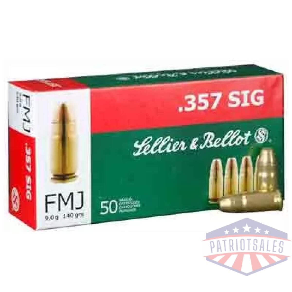 Asb357sig_1_1 - s&b 357 sig 140gr fmj - 50rd 20bx/cs - asb357sig 1 1