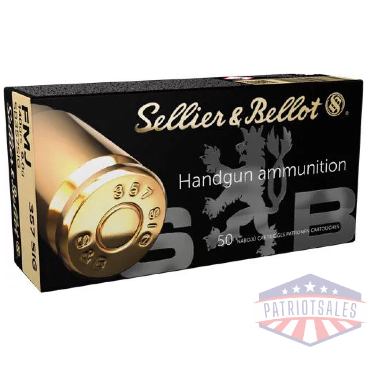 Asb357sig_2 - s&b 357 sig 140gr fmj - 50rd 20bx/cs - asb357sig 2