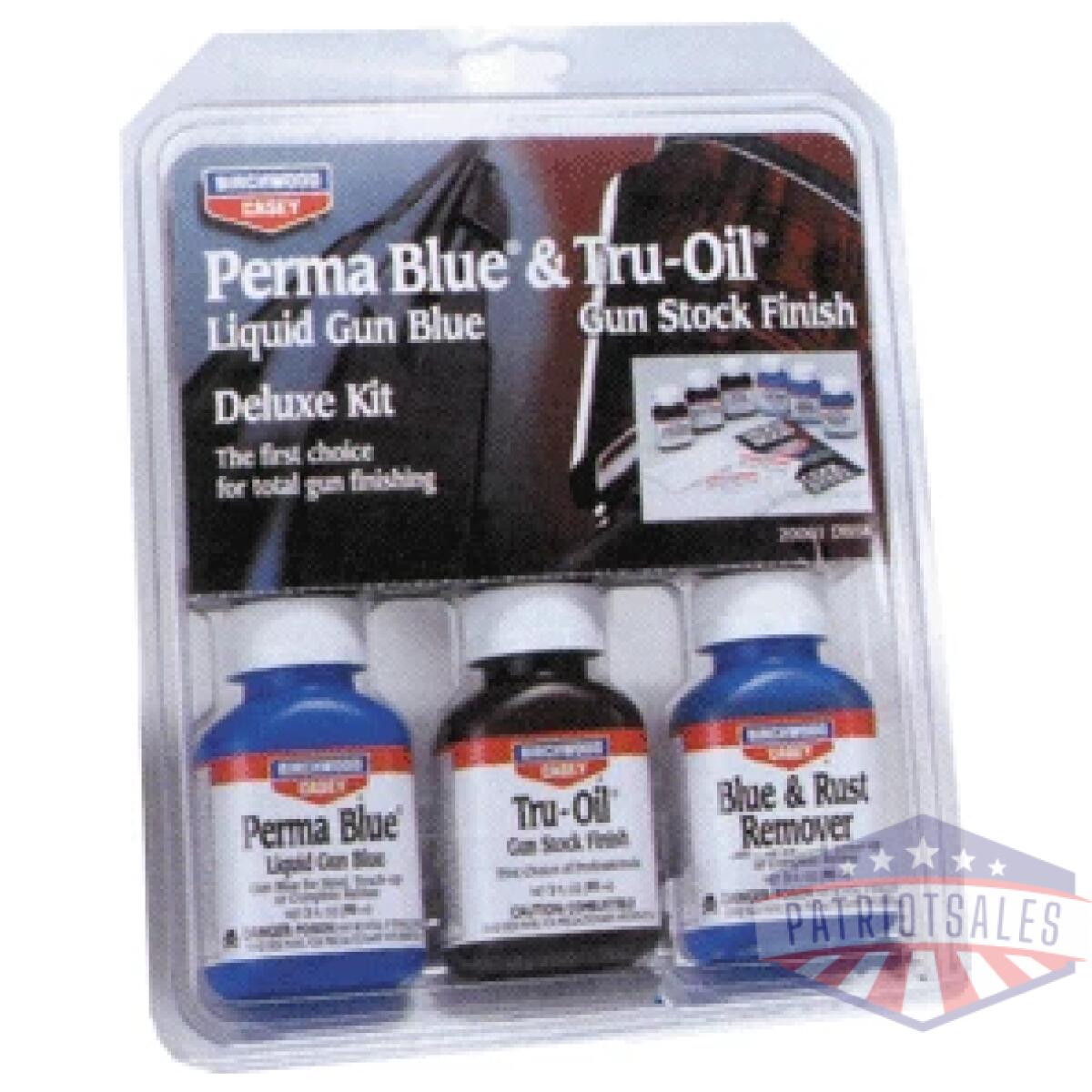 B/c deluxe perma blue/tru-oil - complete finishing kit - image 2