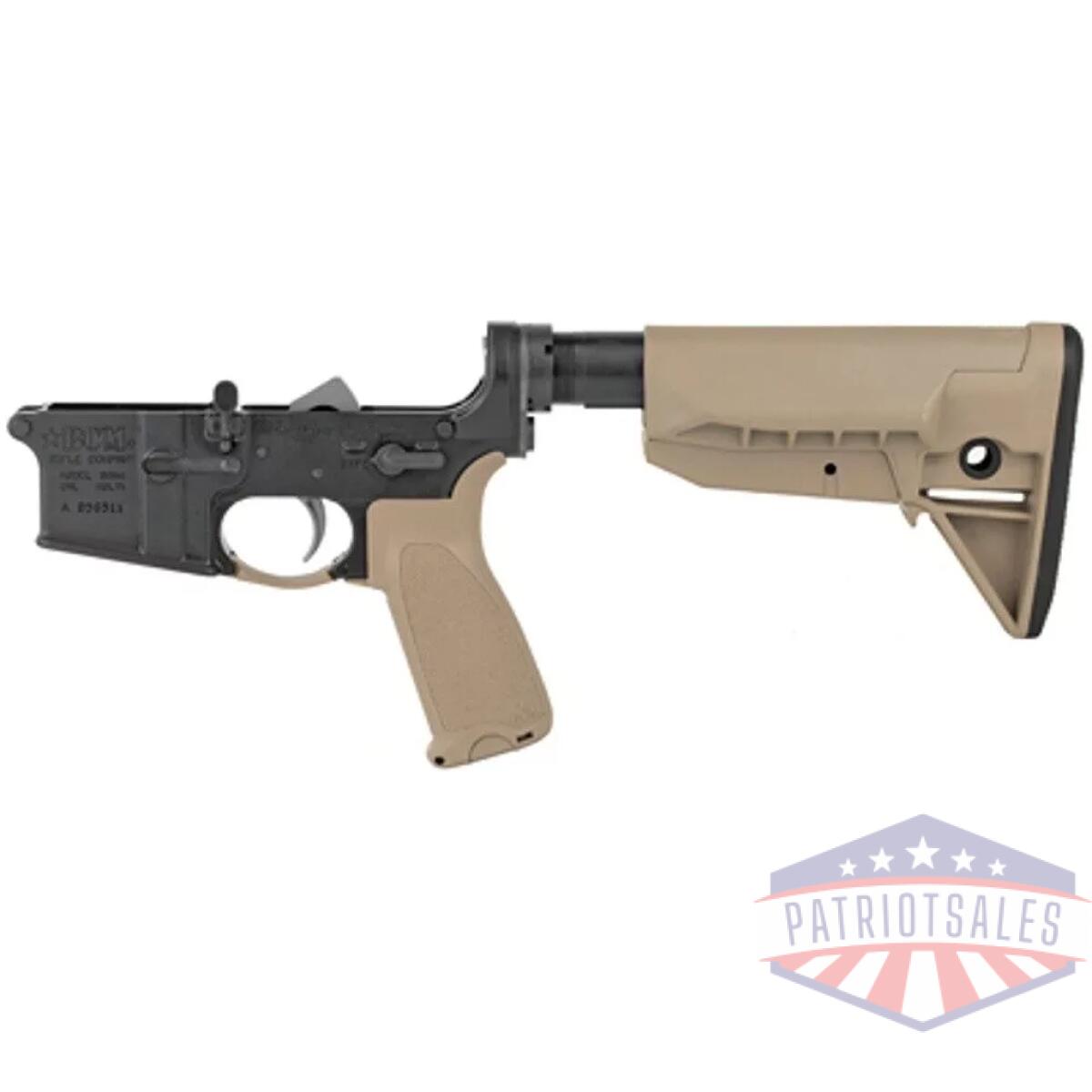 Bcm-lrg-stk-mod-0-spmd-fde - lower receiver group w/ stock mod 0 sopmod - bcm lrg stk mod 0 spmd fde
