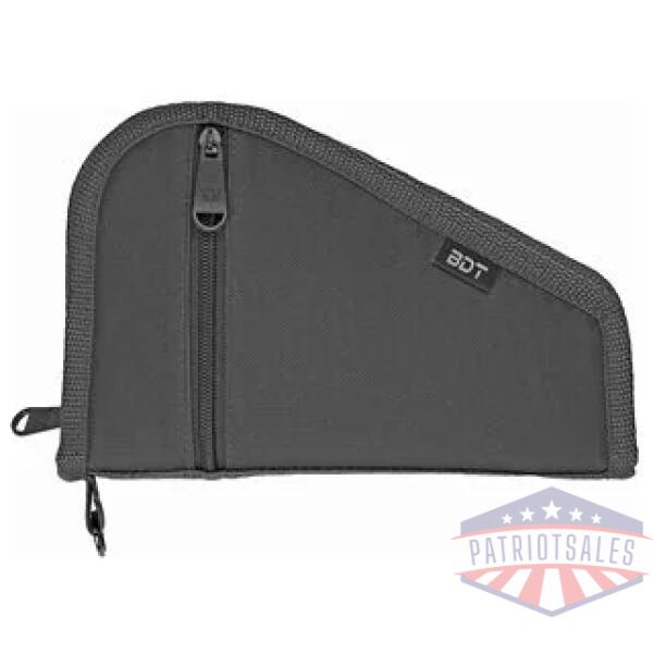 BULLDOG DLX PISTOL CASE 9"X6" BLK