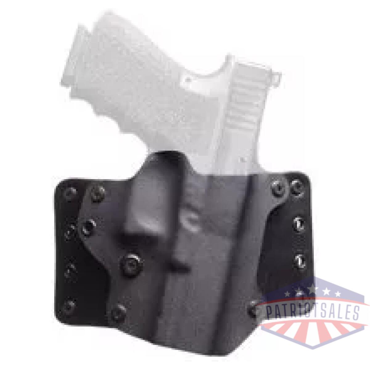 Bpt100080_1 - blk pnt lthr wing for glk 17 rh blk - bpt100080 1