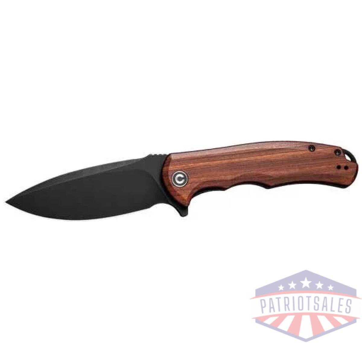 Civivi knife praxis 3. 75" - cuibourtia wood/black stnwsh - image 1