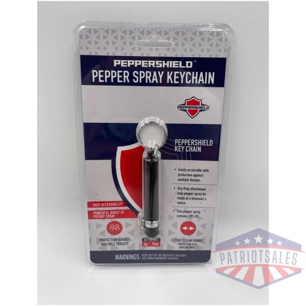 Peppershield Keychain Guard 1/2oz - Black