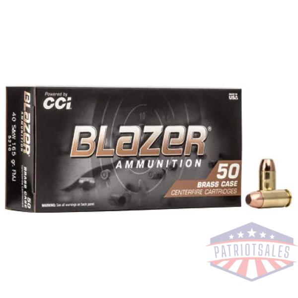 BLAZER BRASS 40SW 165GR FMJ 50/1000