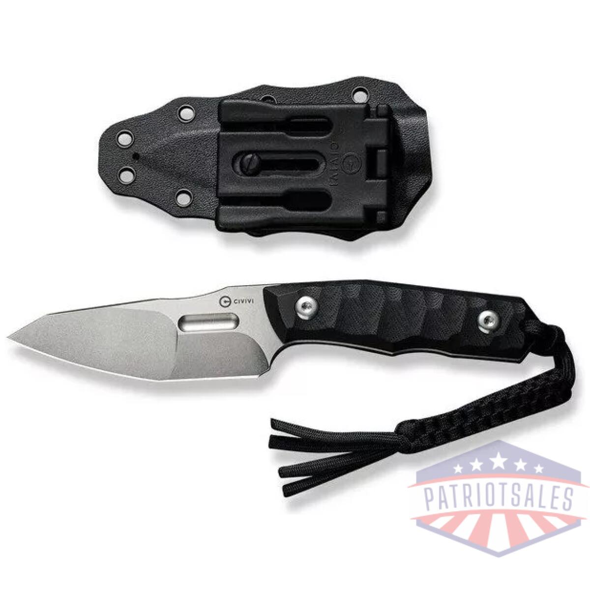 Civivi propugnator fixed blade knife g10 handle (4. 15"" d2 blade) c23002-1 - image 1