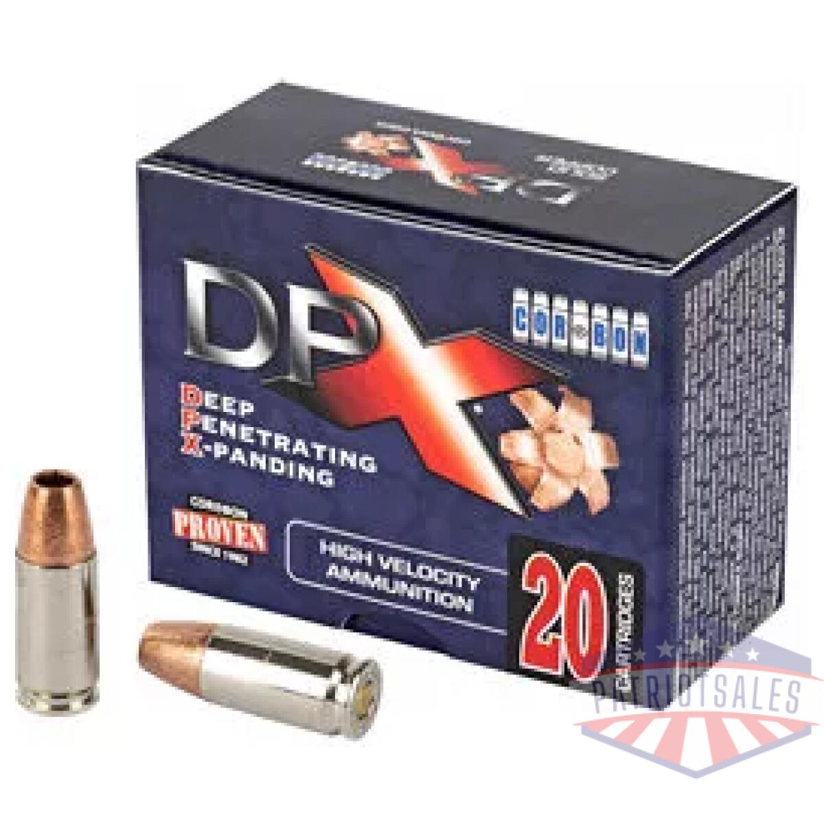 Corbon dpx 9mm+p 115gr brns x 20/500 - image 1