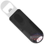 COBRATEC OTF BOTTLE OPENER - BLACK 4.62" OAL W/LANYARD LOOP