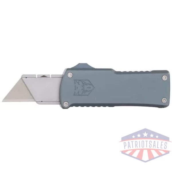 COBRATEC OTF UTILITY KNIFE - GRAY 5.1" OAL LENGTH