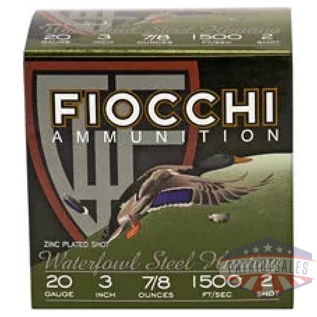Fiocchi 20ga #2 flyway steel 25/250 - image 1