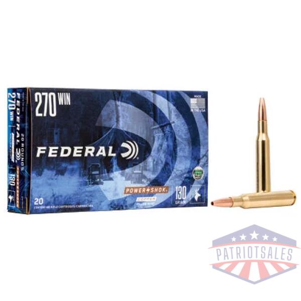 FED PWRSHK 270WIN 130GR CPR 20/200