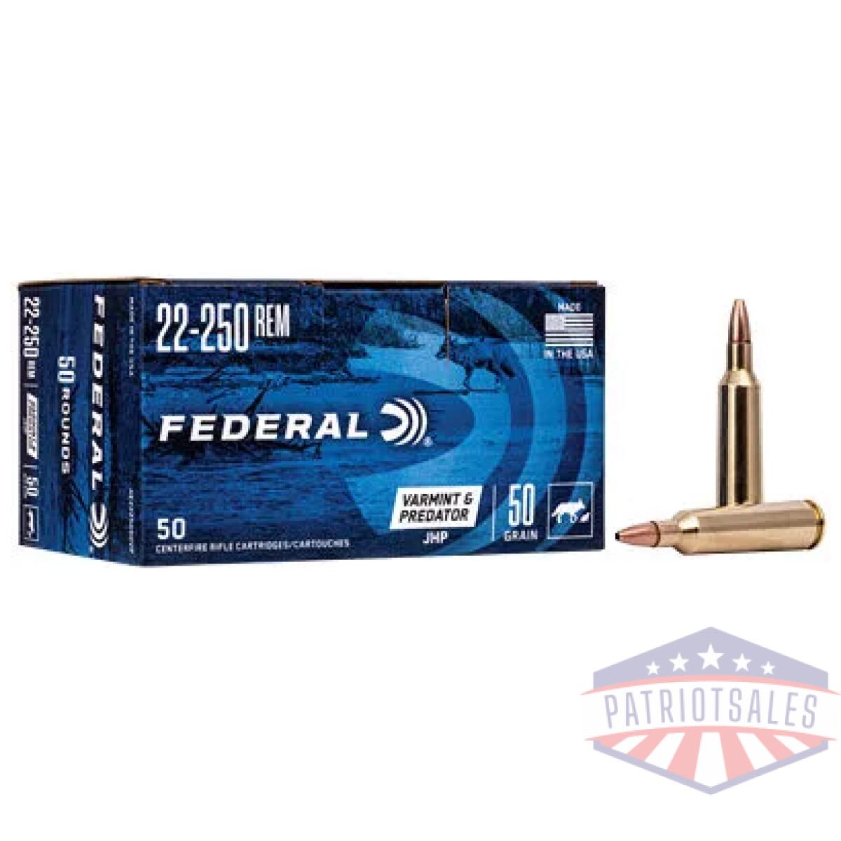 Fed am eagle v&p 22-250 50gr 50/250 - image 1