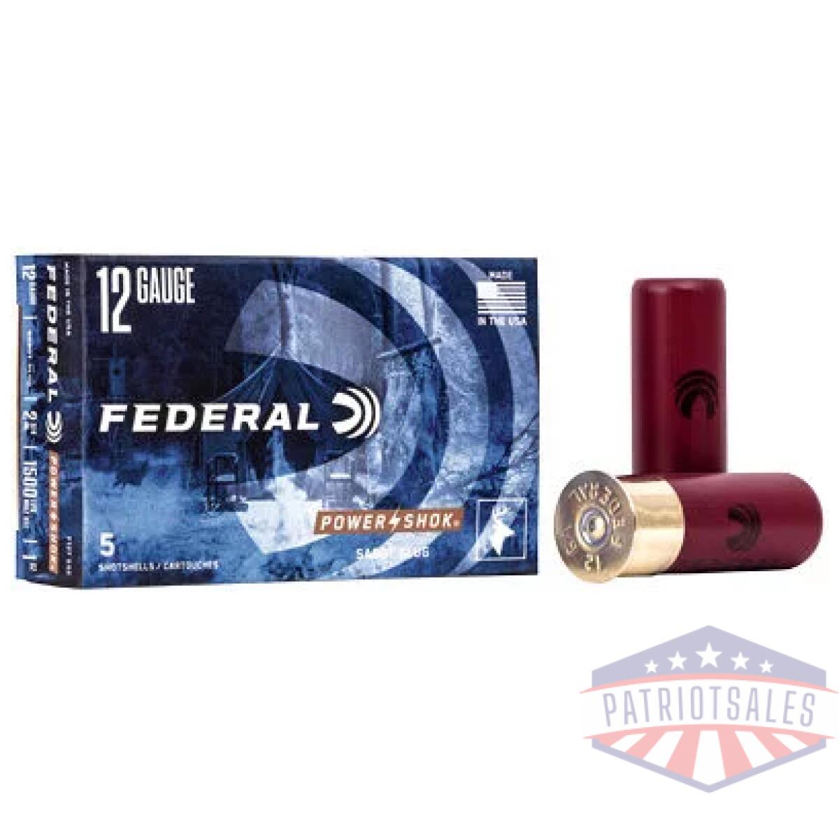 Fef127ss2_1 - fed pwrshk 12ga 2. 75 sabot slg 5/250 - fef127ss2 1