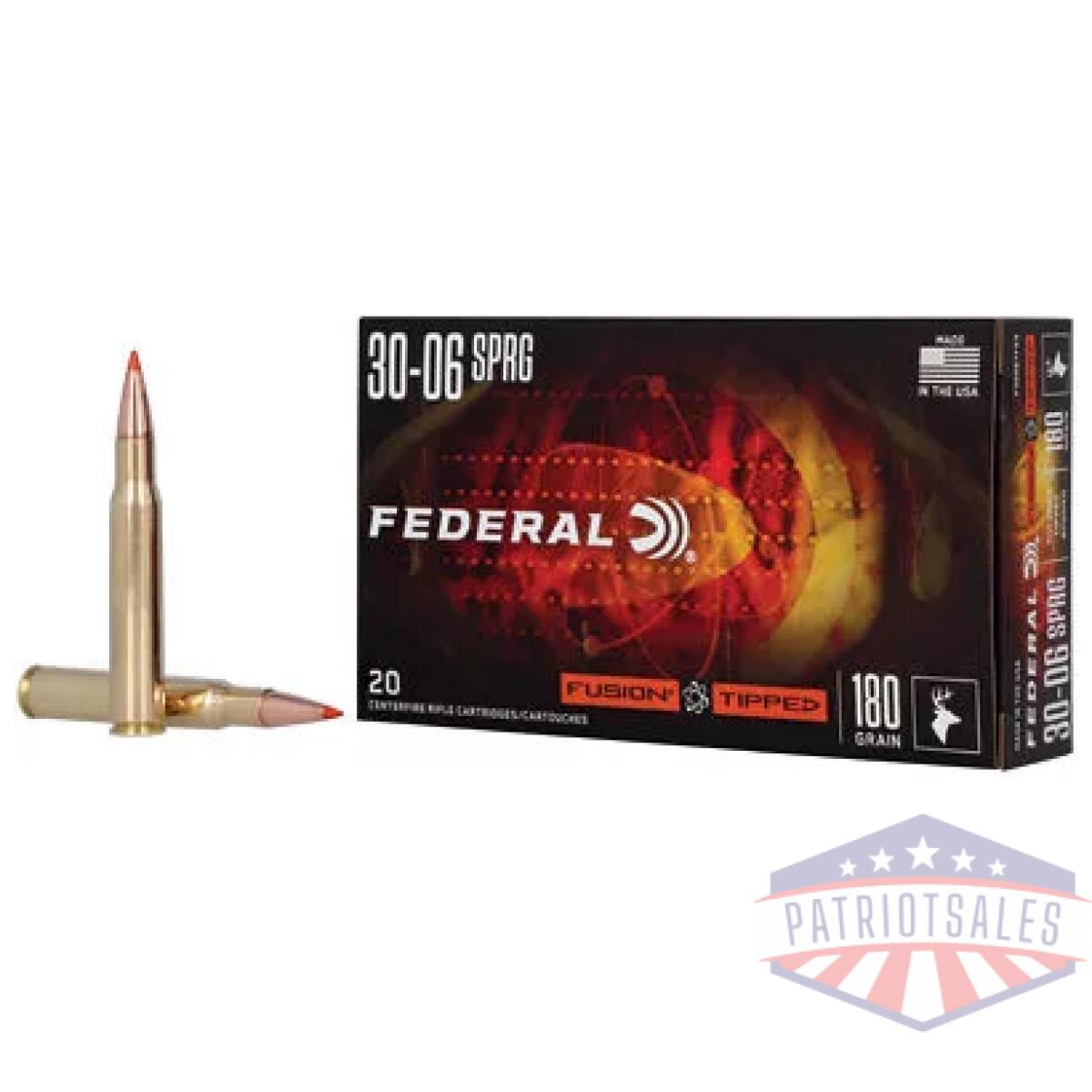 Fusion tipped 30-06spg 180gr 20/200 - image 1