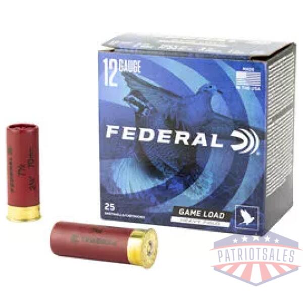 FED GAME LOAD 12GA 2.75" #7.5 25/250