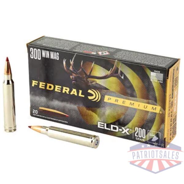 FED PREM 300WIN 200GR ELD-X 20/200