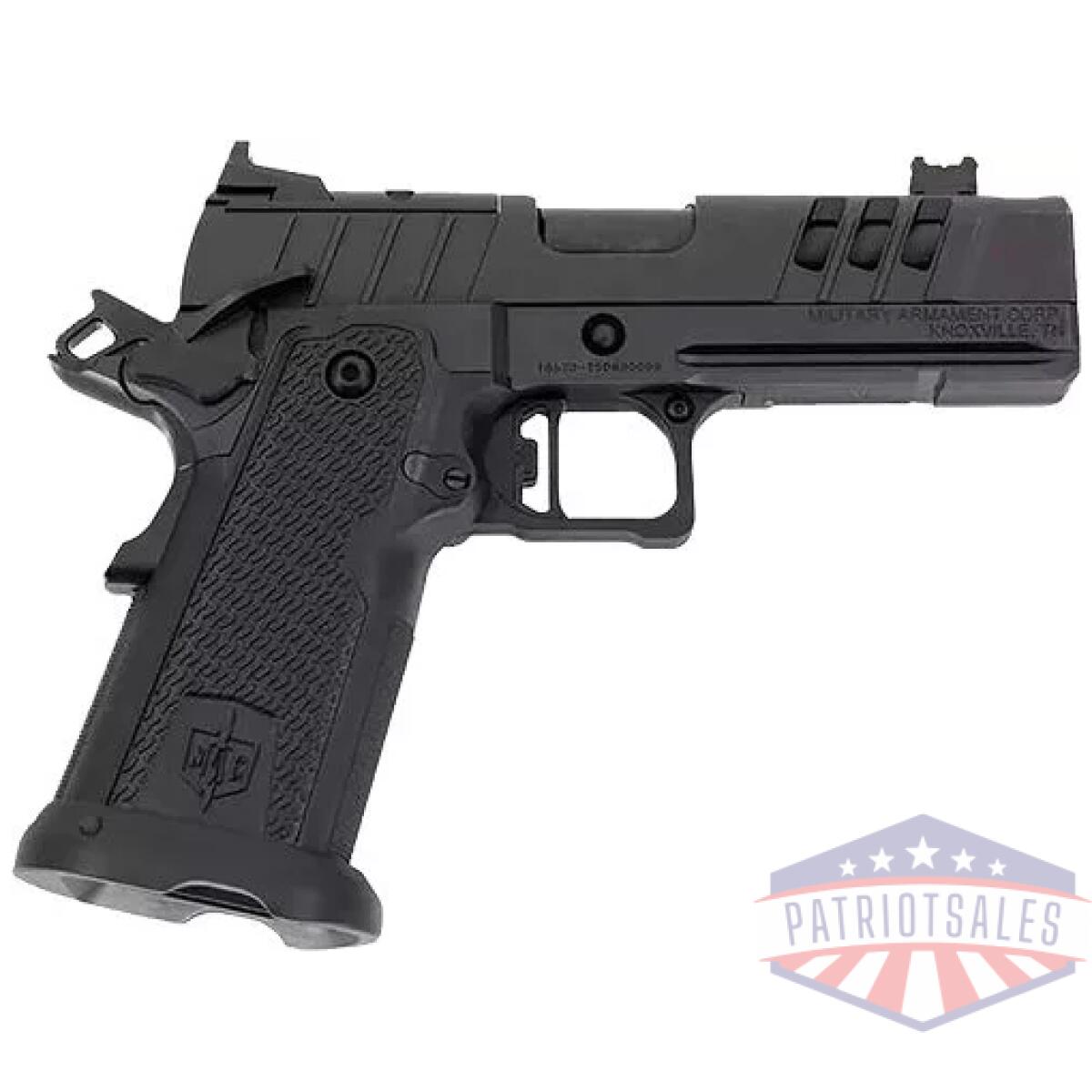 Mac 9ds aos comp 9mm pistol - 4. 25" bbl 2-17rd mags black - image 1