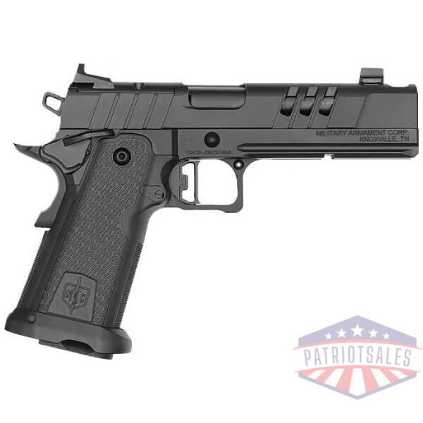 MAC 9DS-D AOS COMP 9MM PISTOL - 4.9" BBL 2-17RD MAGS BLACK