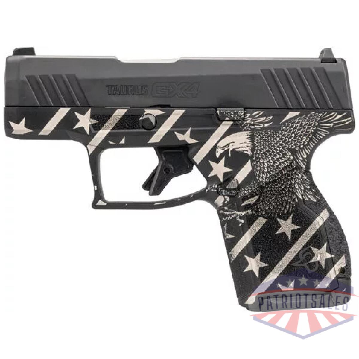 G1gx4m931en6_left - taurus gx4 9mm 11-shot - matte black custom grip - g1gx4m931en6 left