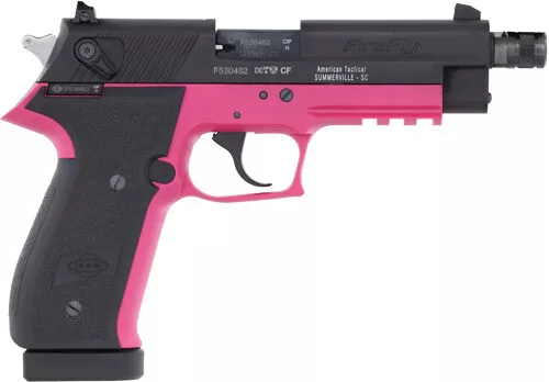 GERMAN SPORT FIREFLY 22LR - 4.9" FS 13RD THREADED PINK