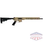 GLFA AR15 RIFLE 223 WYLDE - 16" NIT BBL FDE