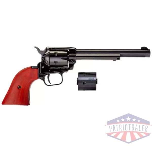 HERITAGE 22LR/WMR COMBO 6.5" - BLUED COCOBOLO GRIPS