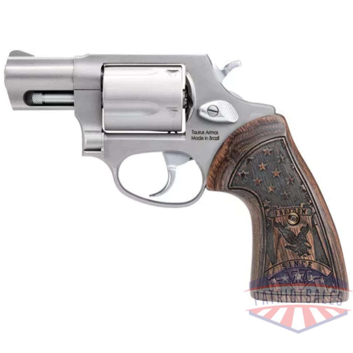 G2605029us1_left - taurus 605 357mag 2" fs - 5-shot stainless walnut grip - g2605029us1 left