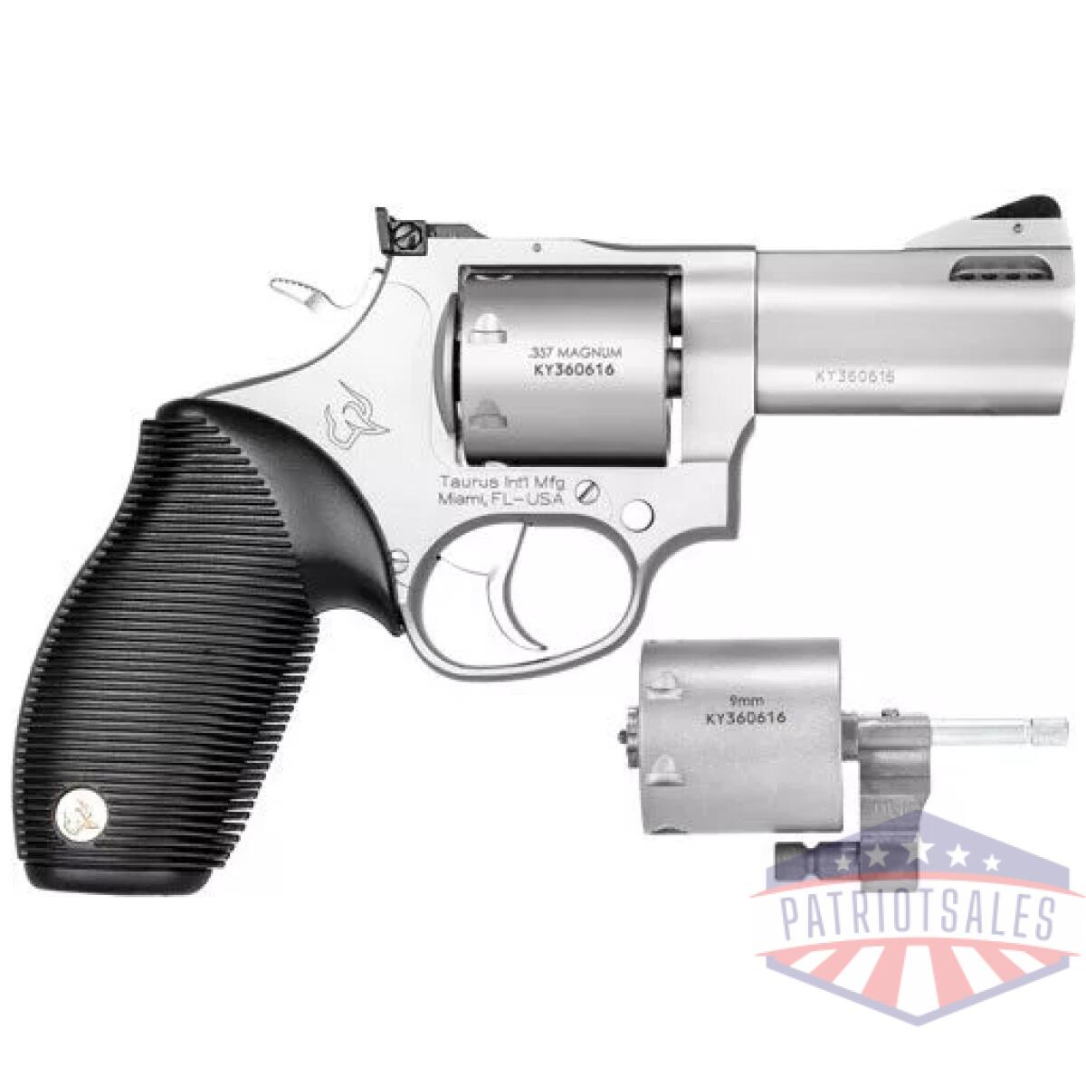 G2692039 - taurus 692 38/357/9mm 3. " adj. - 7-shot ported ss ribber - g2692039