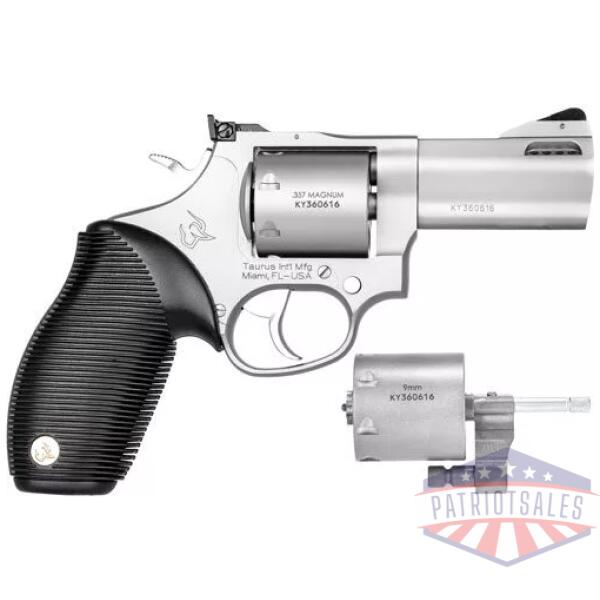 TAURUS 692 38/357/9MM 3." ADJ. - 7-SHOT PORTED SS RIBBER