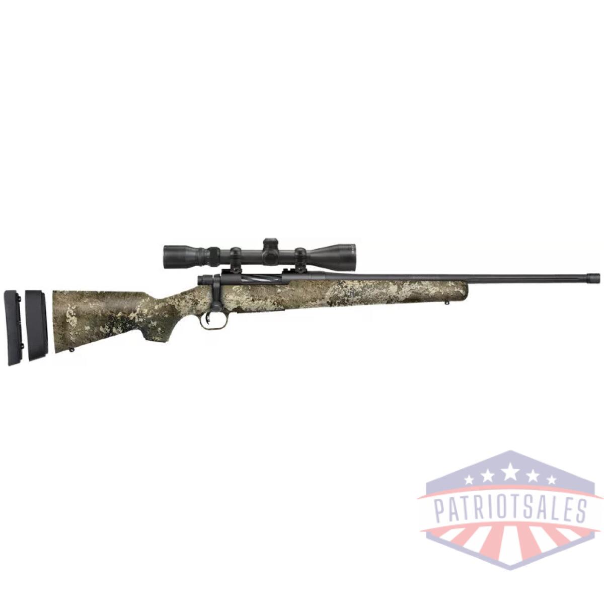 G28257 - mossberg super bantam 350 leg - 22" matte blue syn true timber - g28257
