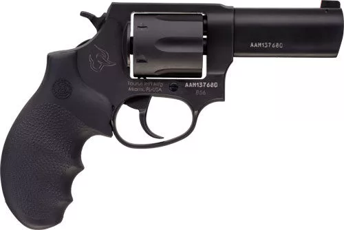 TAURUS 856 38SPL 3" NGT SGT - MATTE BLACK RUBBER