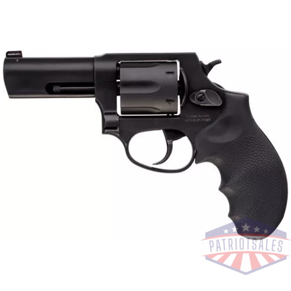 G285631ns_left - taurus 856 38spl 3" ngt sgt - matte black rubber - g285631ns left