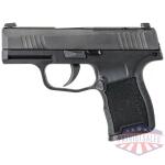 SIG P365 MIC COMP 380ACP 3.1" - SIGLITE (2)10RD MAN SAFETY BLK