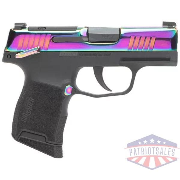 SIG P365 MIC COMP 380ACP 3.1" - XRAY3 OR (2)10RD POLY/RAINBOW