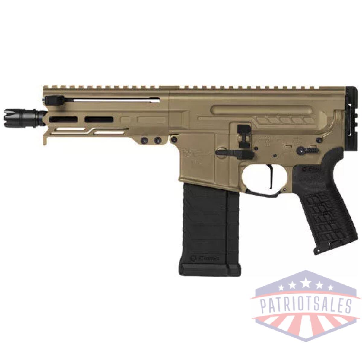 Cmmg pistol dissent mk4 5. 7x28 - mm 6. 5" 32rd coyote tan - image 3
