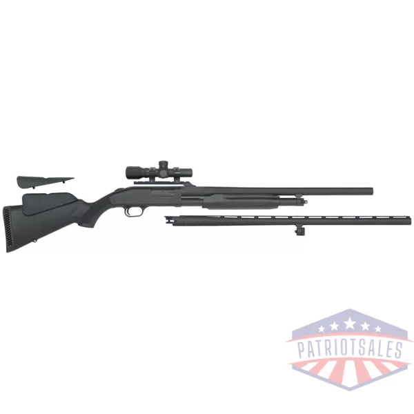 MOSSBERG 500 COMBO 12GA 3" - 28"VR 24"RIFLED & 2.5X20 SCOPE