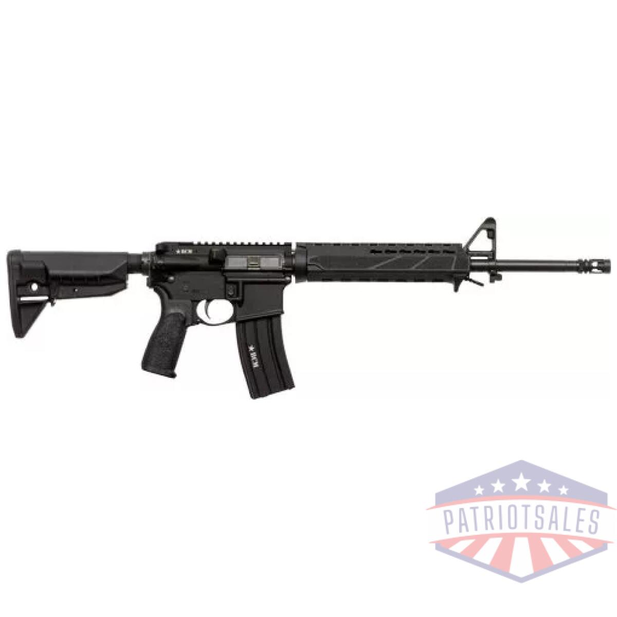 Bcm mid-16 mod-0 pkmr 5. 56 - nato 16" 1-30rd mag black - image 1