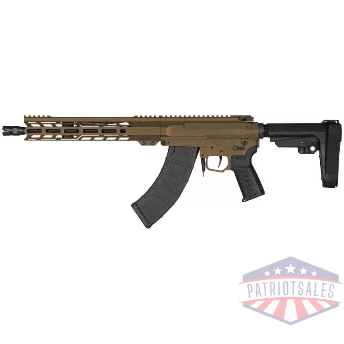 Cmmg pistol banshee mk47 7. 62x - 39mm 12. 5" bronze w/rip brace - image 2