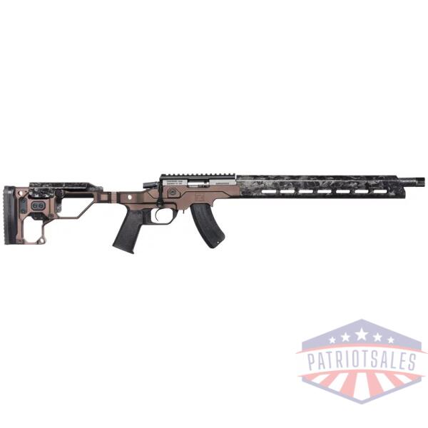 CHRISTENSEN MPR RIMFRE 22WMR - 16" CF/CHASSIS BROWN ADJ FLDG