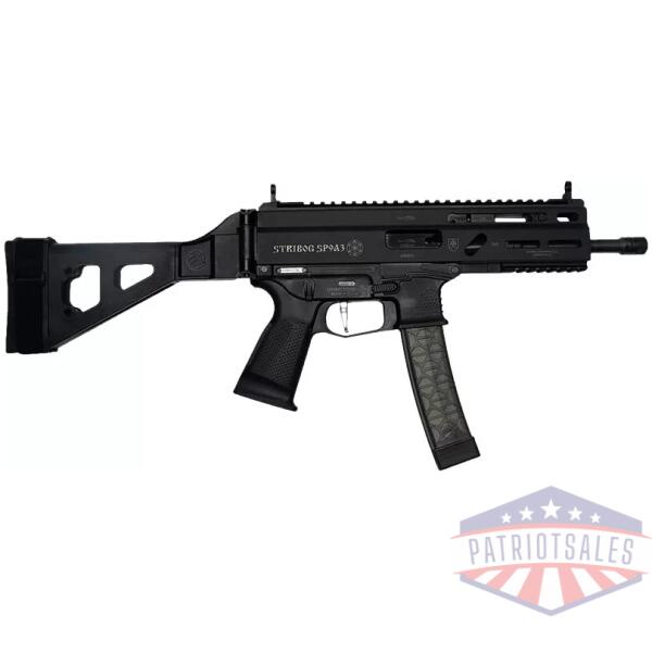 GRAND POWER STRIBOG SP9A3 9MM - 8" BBL 30 RD MAG W/BRACE BLK