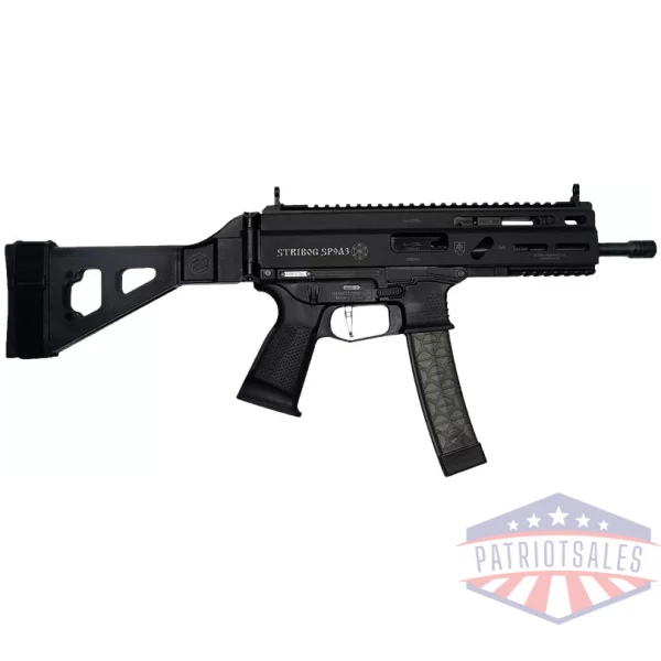 GRAND POWER STRIBOG SP9A3 9MM - 8" BBL 30 RD MAG W/BRACE BLK