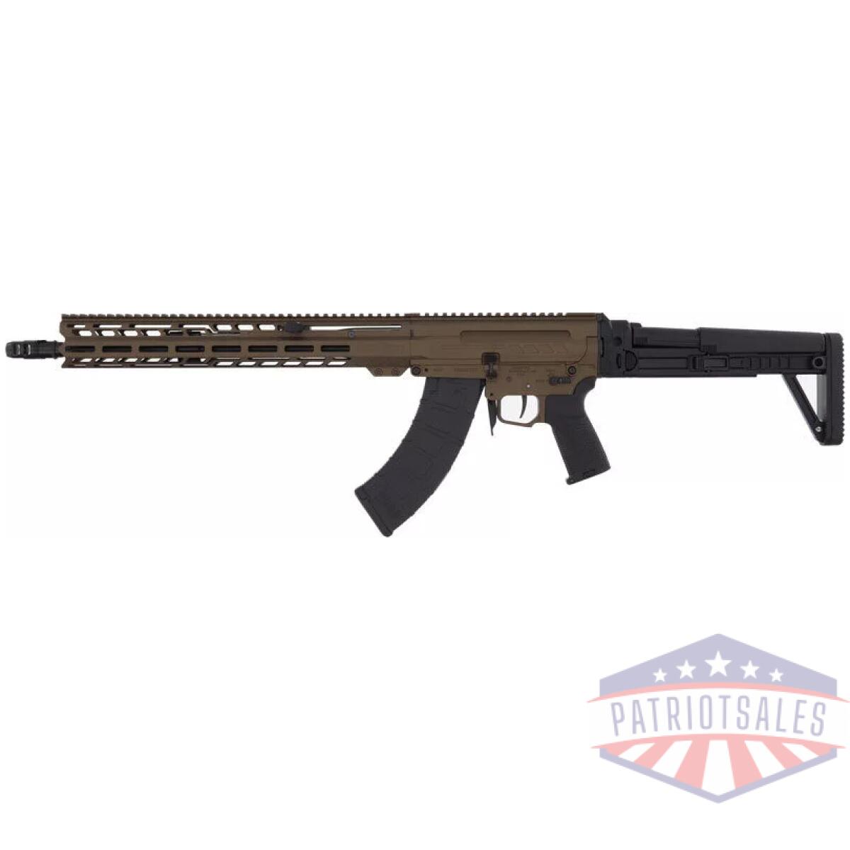 G86ad60bmb_left_1 - cmmg rifle dissent mk47 7. 62x - 39 16. 1" 30rd folding stk brnz - g86ad60bmb left 1