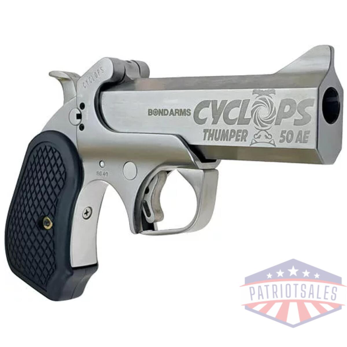 Gbacyp50ae-1 - bond arms cyclops 50ae ss - 4. 25" b6 extended grip - gbacyp50ae 1
