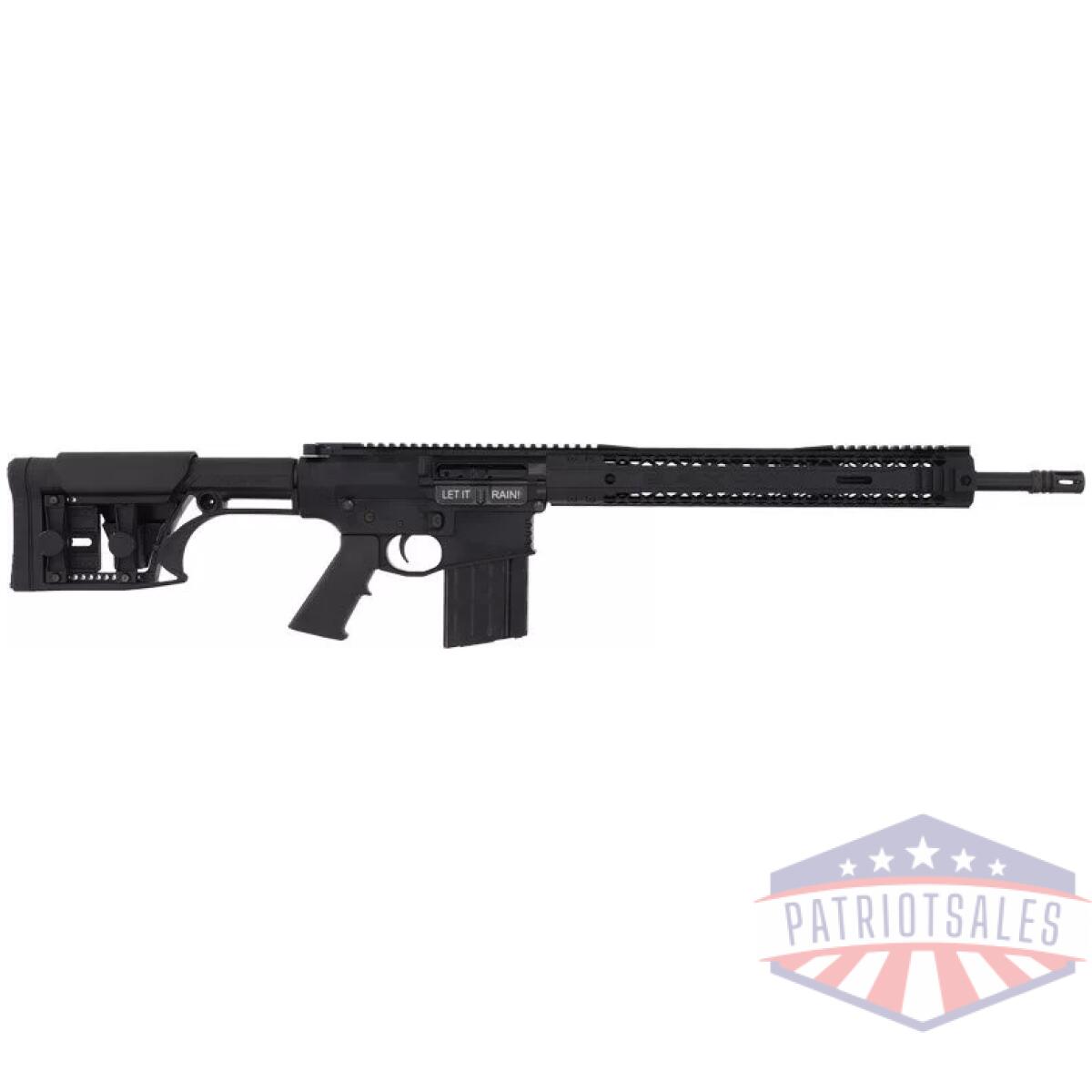 Gbrofallout10si - black rain fallout10 308win - 18" anodized black 20rd - gbrofallout10si
